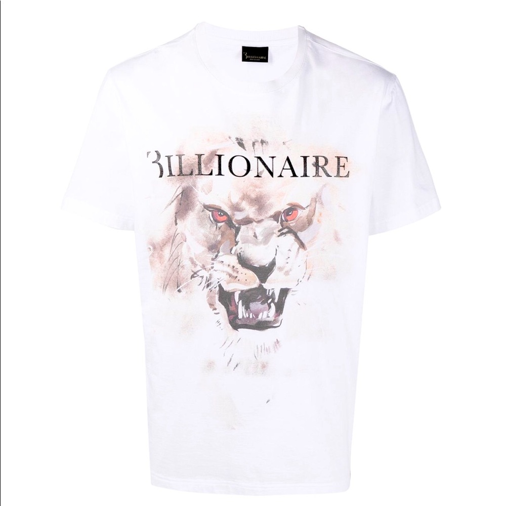 BILLIONAIRE lion print t-shirt